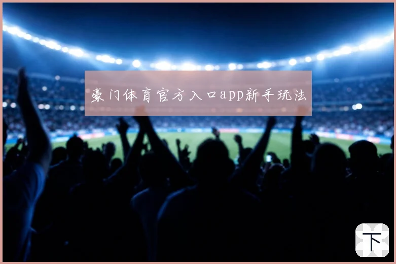 豪门体育官方入口app新手玩法